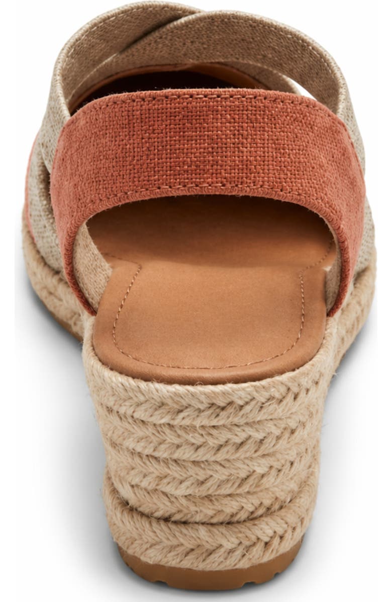 Menina Step Barbate Low Espadrille Sandal, Alternate, color, Terracotta