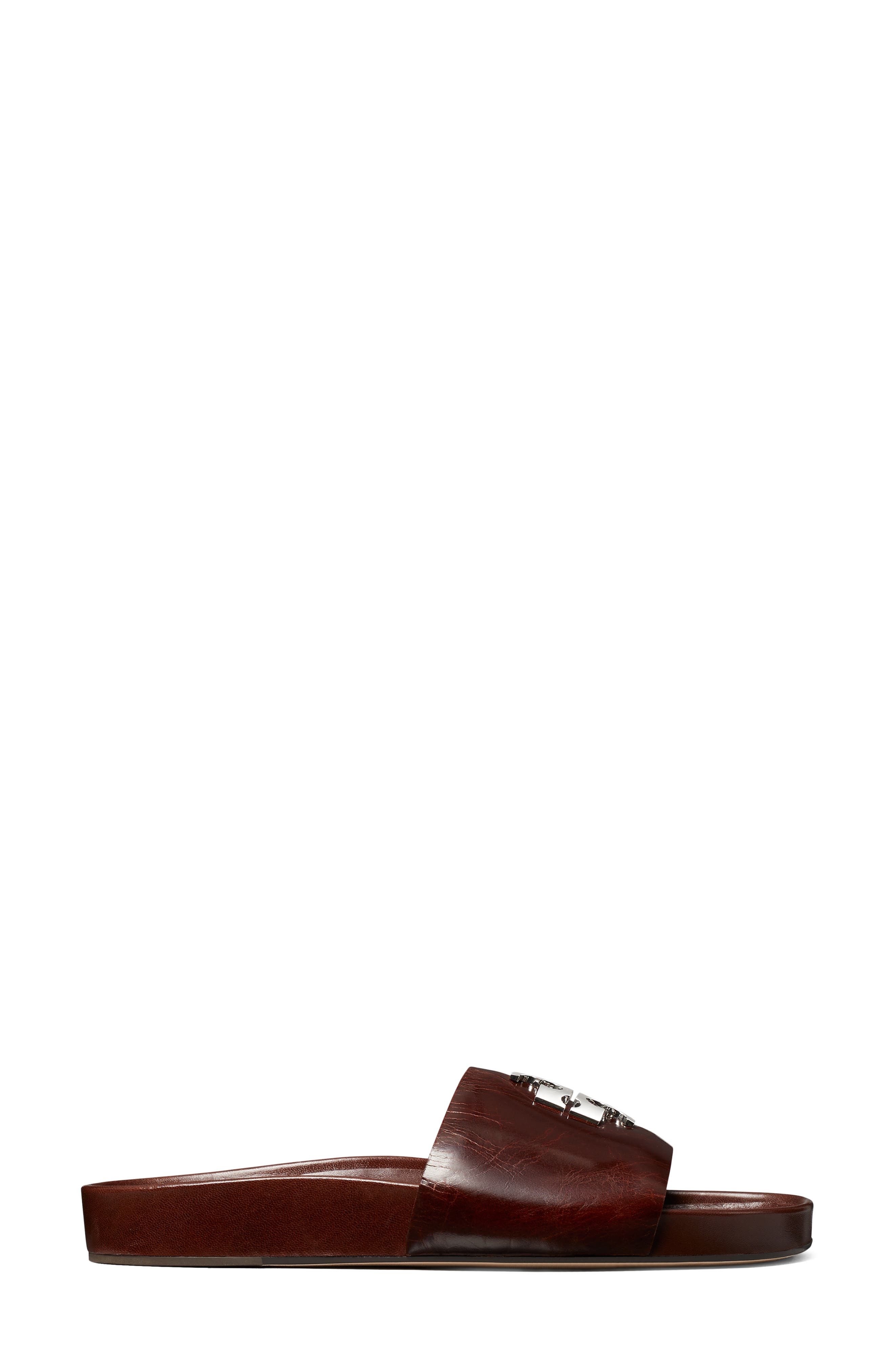 Tory Burch Charlie Sport Slide Sandal, Alternate, color, Papaya Seed
