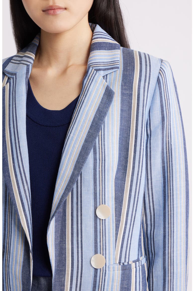 Stripe Blazer, Alternate, color, LAKESHORE MULTI