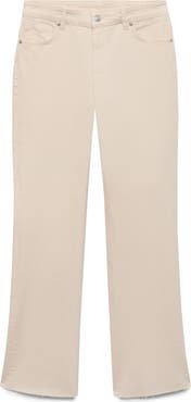 MANGO Crop Flare Jeans