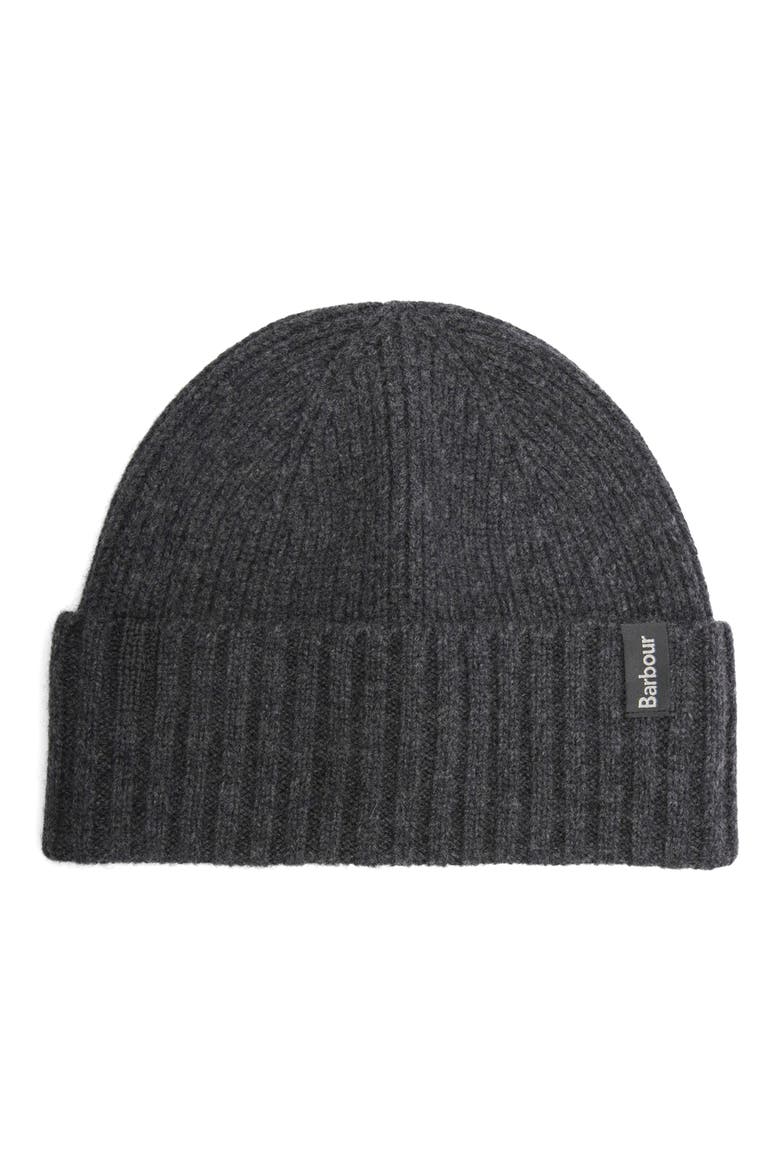 Danforth Wool and Cashmere Beanie, Main, color, CHARCOAL