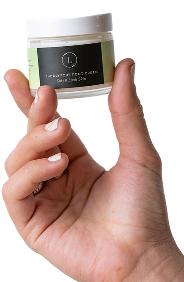 Lizush Eucalyptus Shea Butter Foot Cream, Alternate, color, NO COLOR