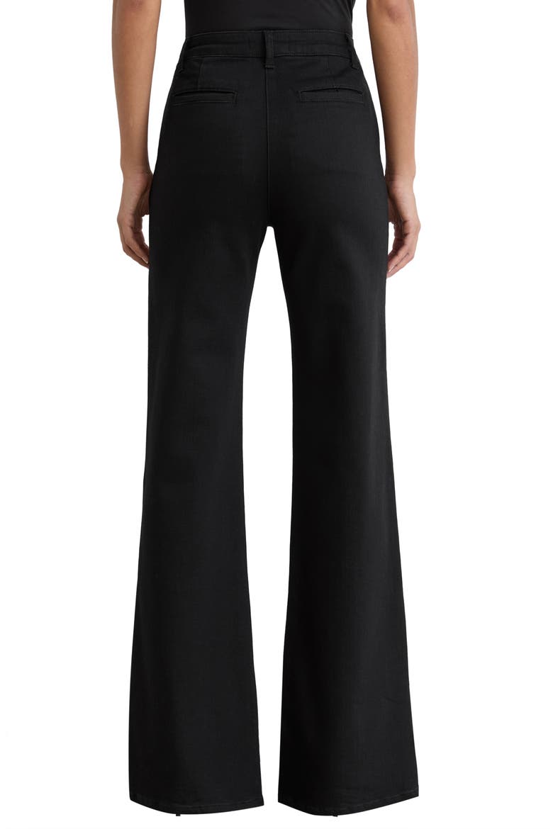 Claude Pintuck High Waist Flare Jeans, Alternate, color, BLACK