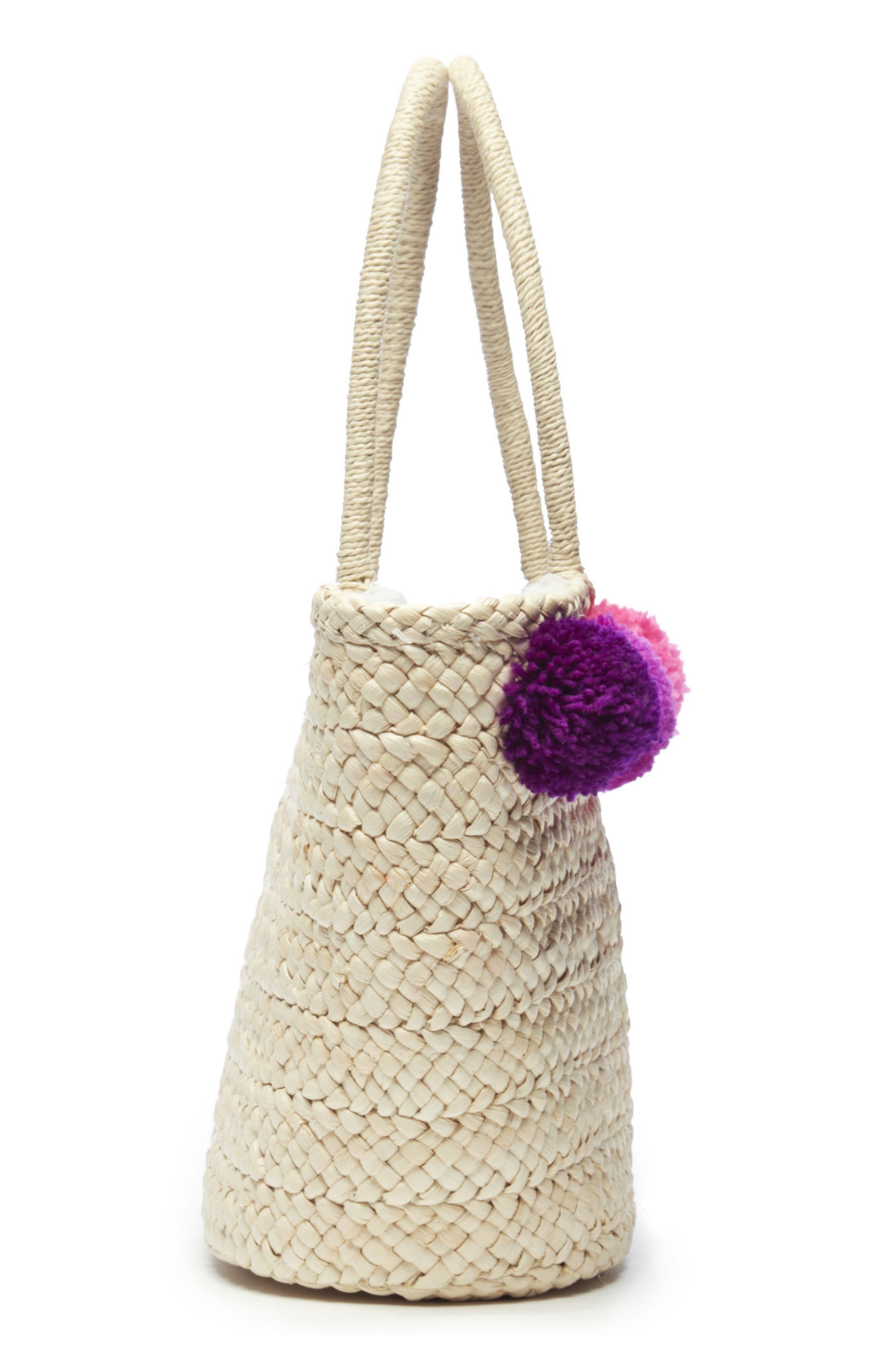 Sole Society Straw Tote, Alternate, color, 