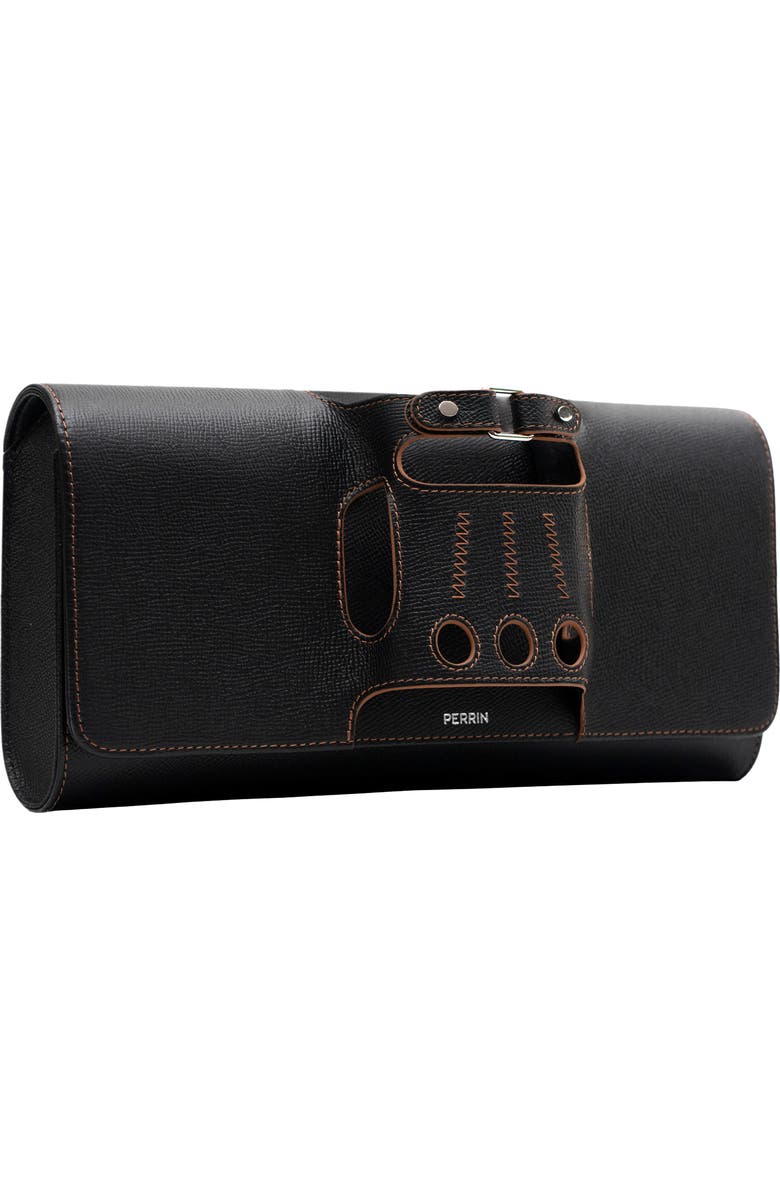 PERRIN PARIS Le Cabriolet Clutch Classic, Alternate, color, Black / Auburn