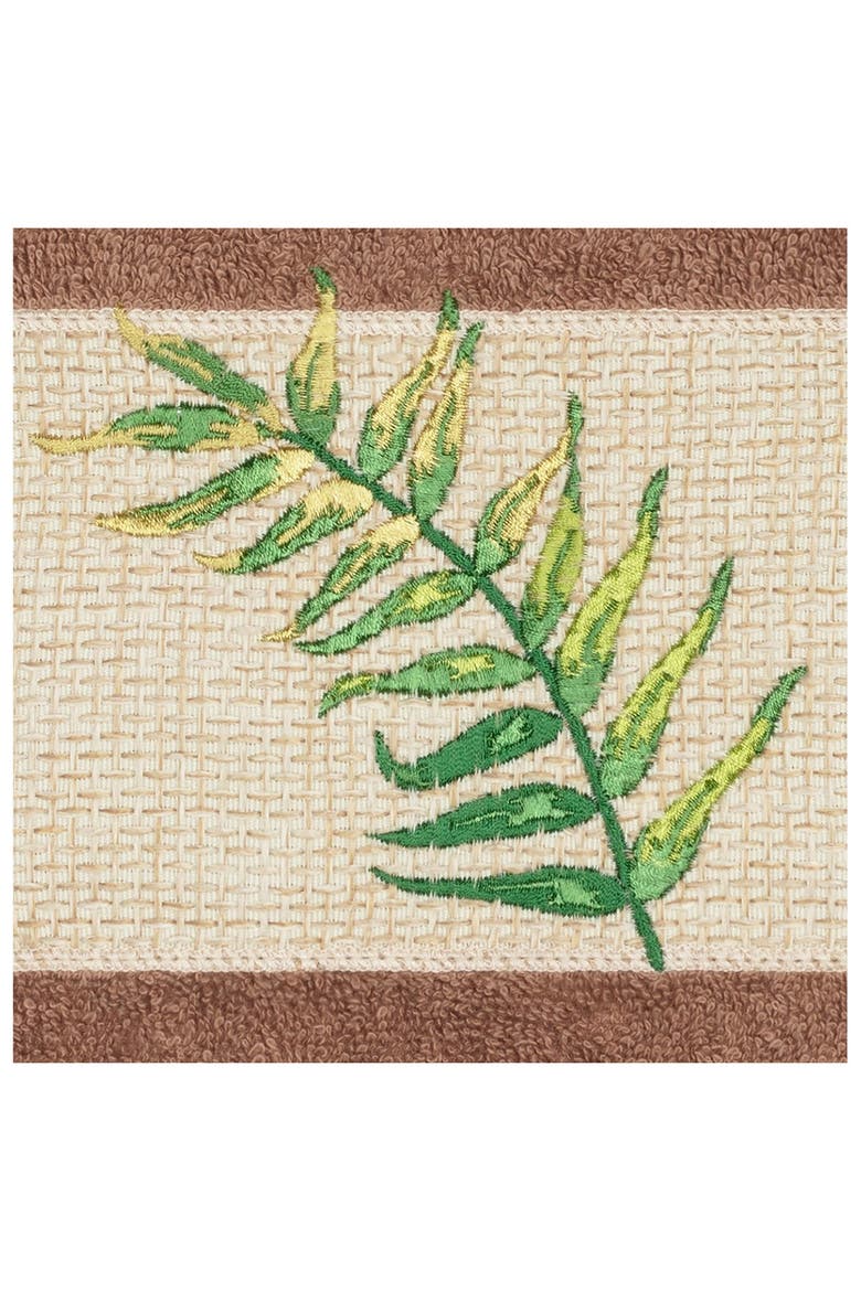 Zoe 3-Piece Embellished Towel - Latte, Alternate, color, LATTE