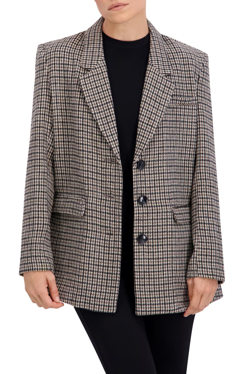 Ookie & Lala Check Jacket, Alternate, color, Olive/ Grey