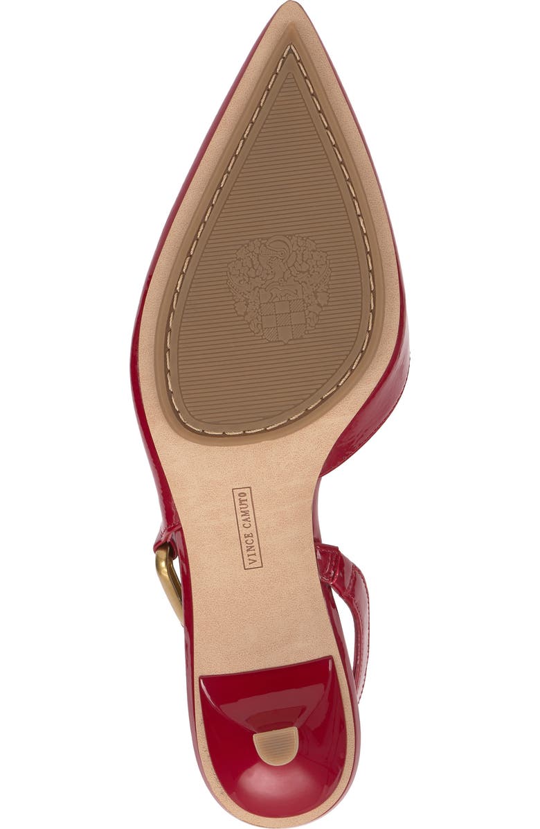 Vince Camuto Inari Slingback Pointed Toe Pump, Alternate, color, Flame