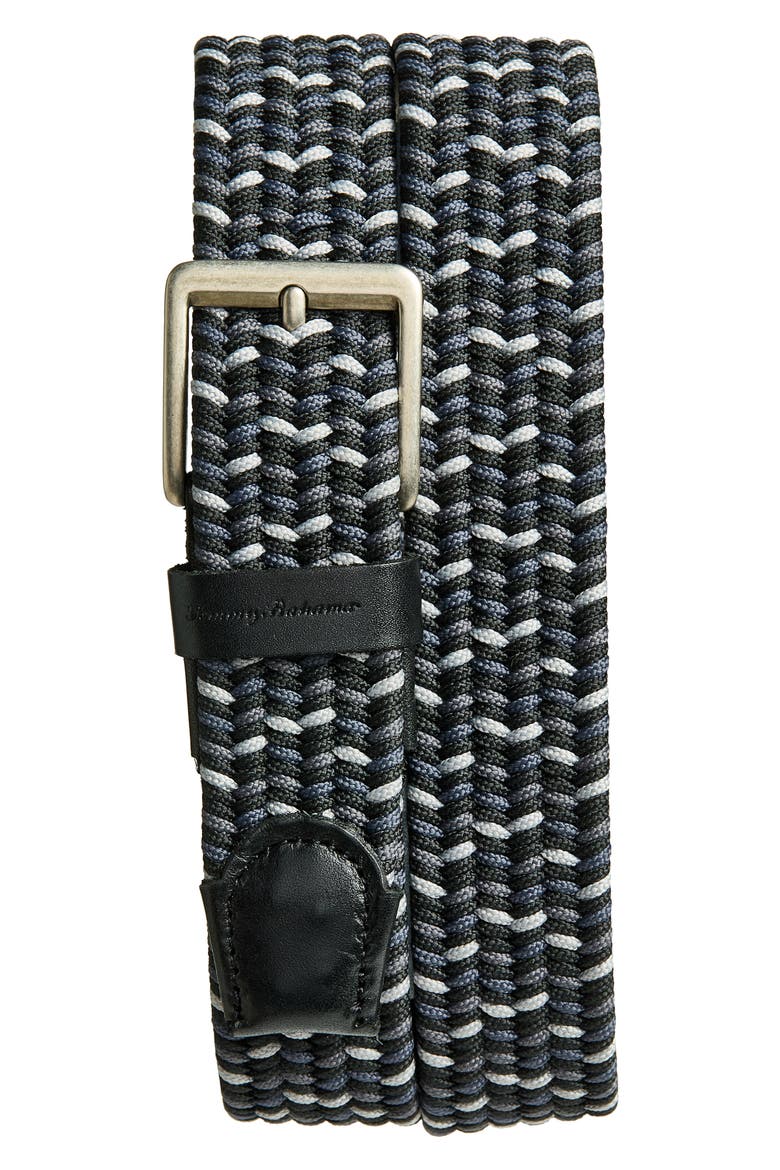 Webbed Belt, Main, color, BLACK
