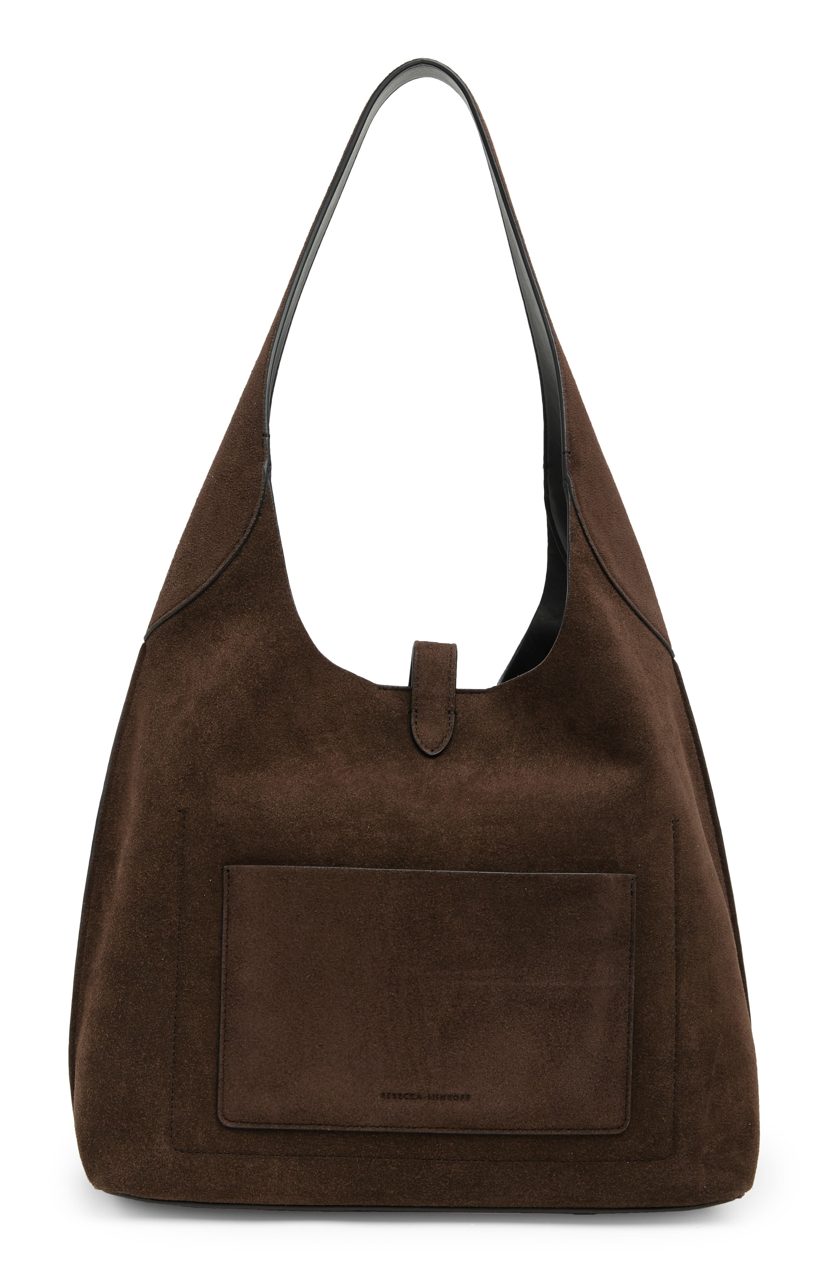 Rebecca Minkoff Megan Suede Hobo Bag, Alternate, color, 