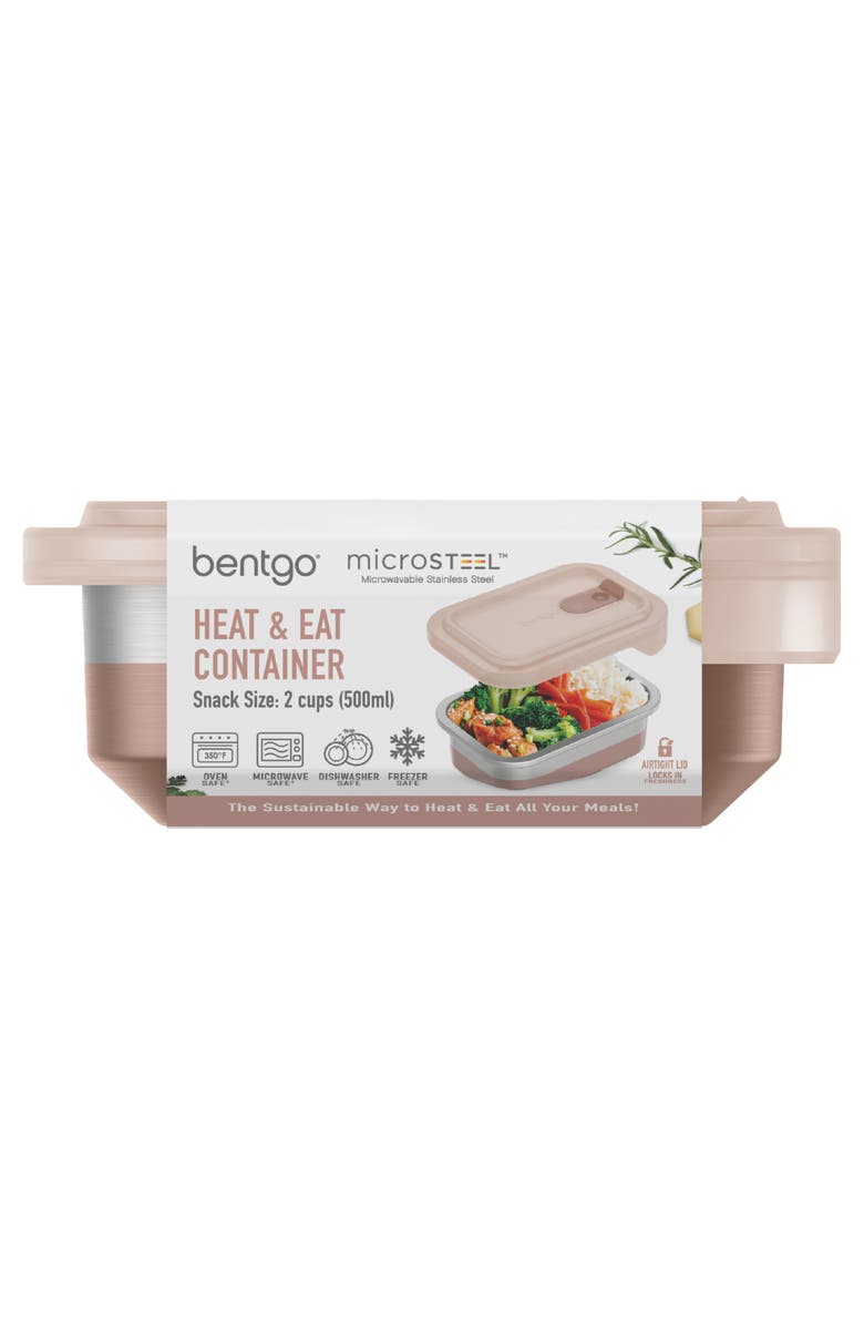 BENTGO Heat & Eat Container, Main, color, Rose