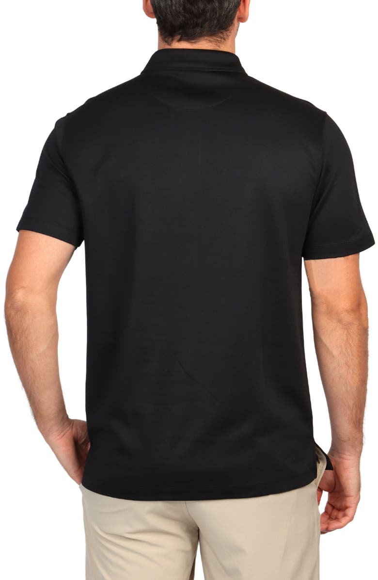 TailorByrd Solid Modal Blend Polo, Alternate, color, Black