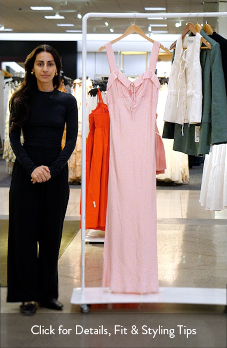 Violet Mini Dot Maxi Dress, sales video thumbnail