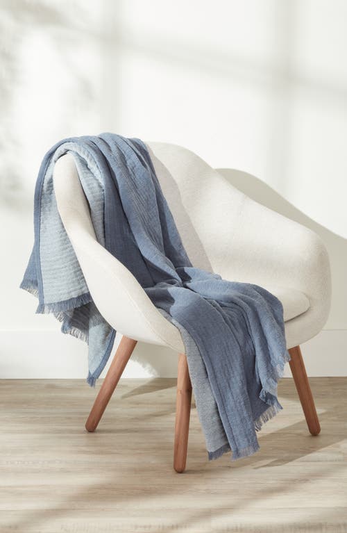 Nordstrom Chenille Throw In Blue Chip Multi