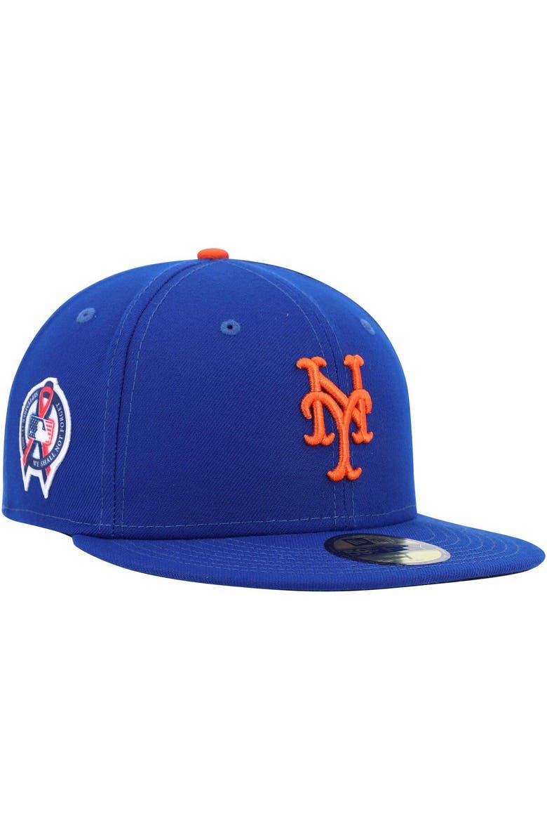 New Era Men's New Era Royal New York Mets 9/11 Memorial Side Patch 59FIFTY Fitted Hat, Main, color, Royal