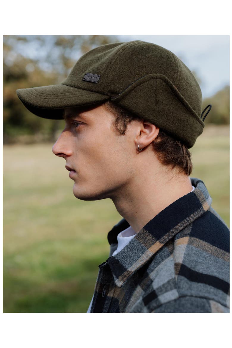Lewis Trapper Hat, Alternate, color, OLIVE GREEN