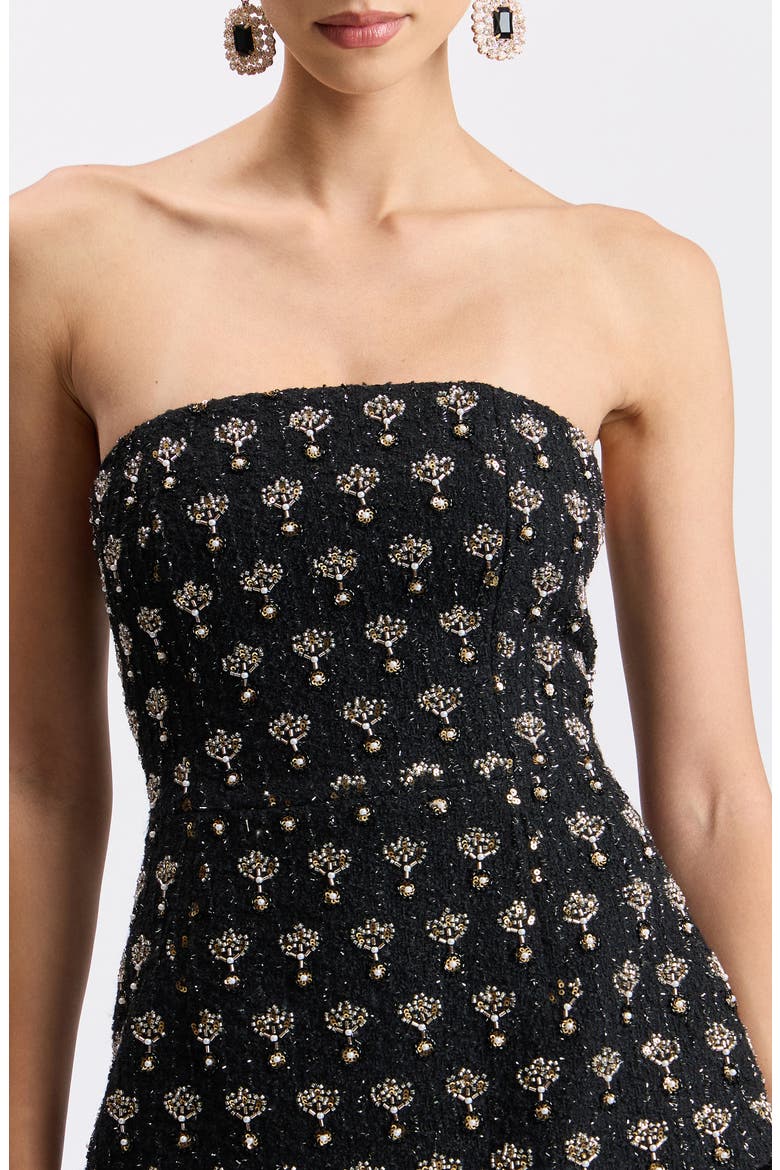 Sleeveless Asymmetric Hem Cocktail Dress, Alternate, color, BLACK