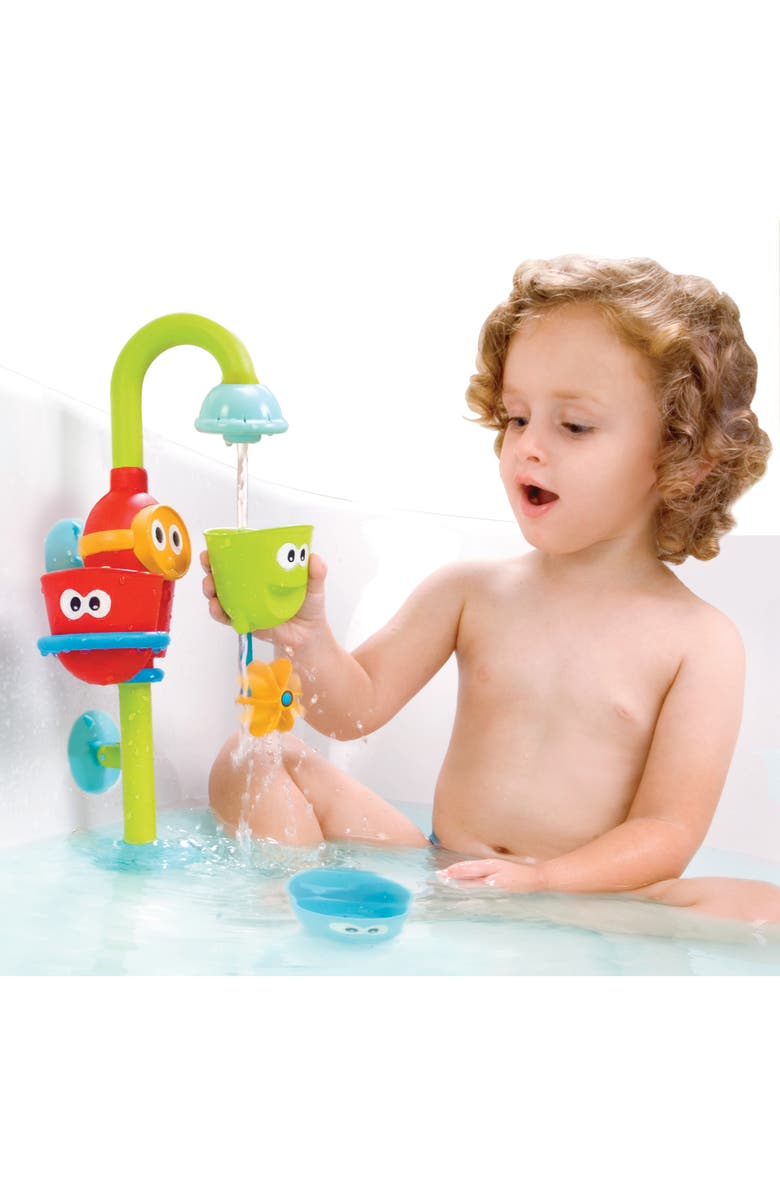 Yookidoo Flow 'N' Fill Spout Bath Toy, Alternate, color, Green