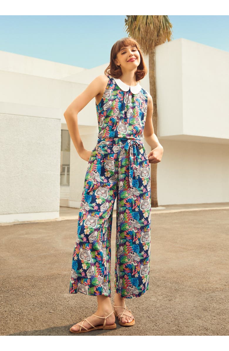 ModCloth Take Me Somewhere Warm Top, Alternate, color, Tropic Like It's Hot