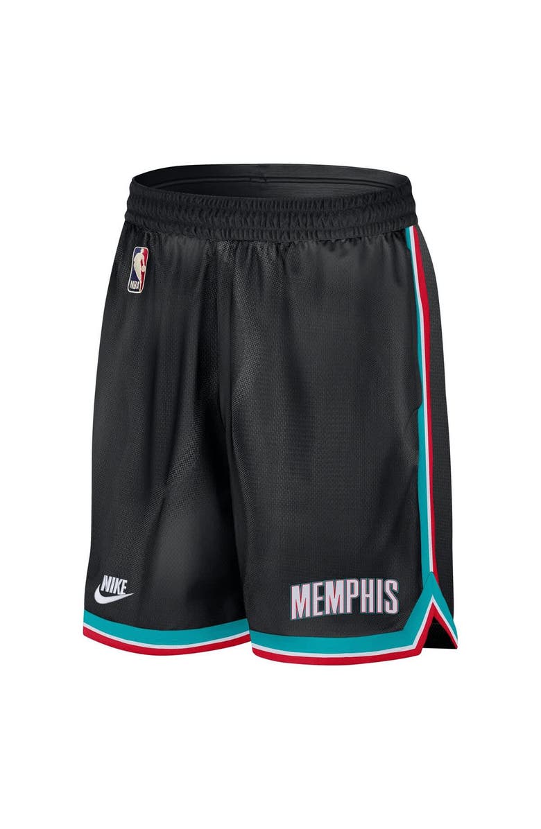 Nike Men's Nike Black Memphis Grizzlies Classic Edition Hardwood Classics Premium DNA Shorts, Alternate, color, Black
