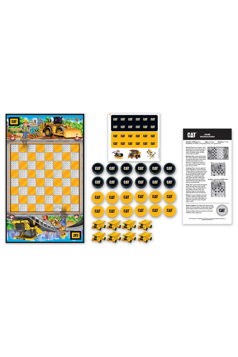 CAT - Caterpillar Checkers Board Game, Alternate, color, Multicolor