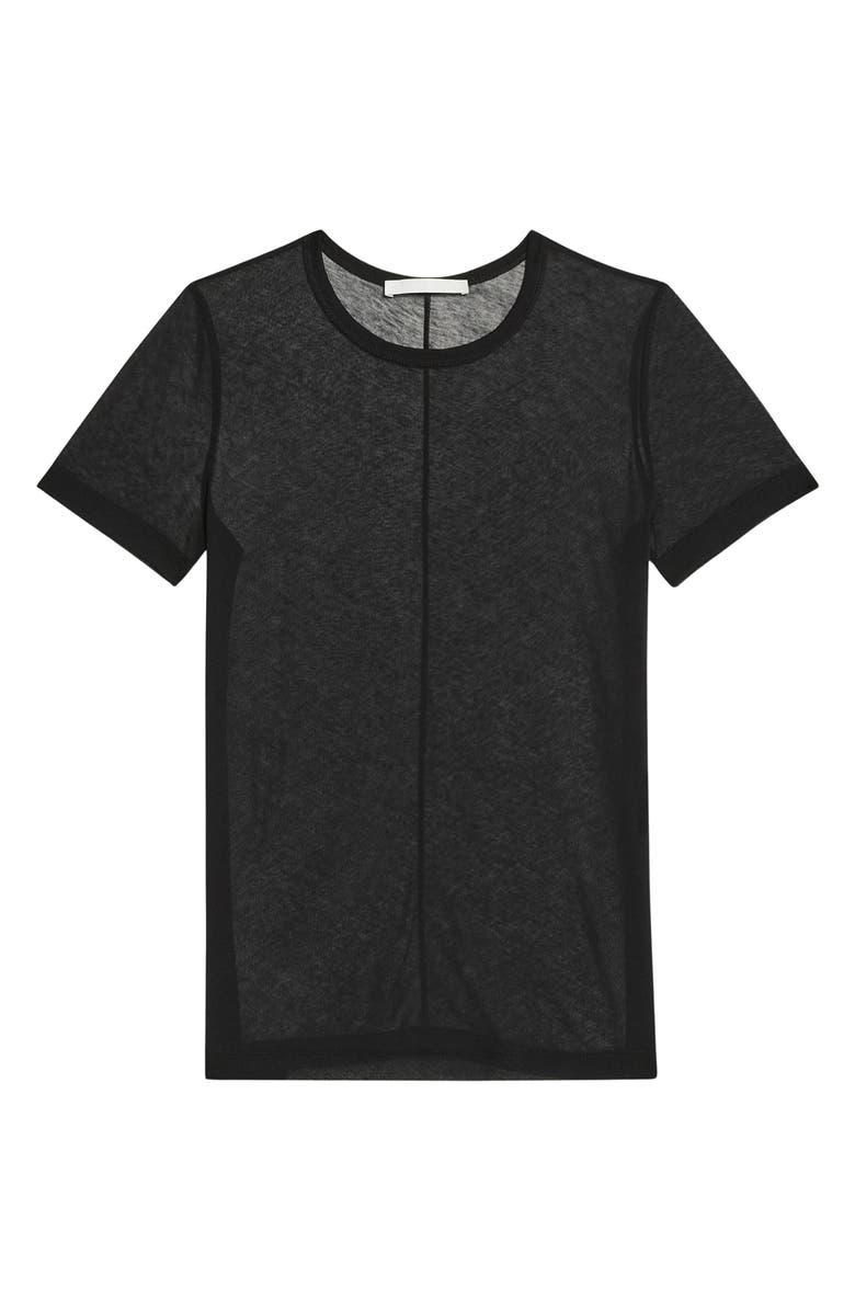 Helmut Lang Zeroscape Mesh Cotton Jersey T-Shirt, Alternate, color, 