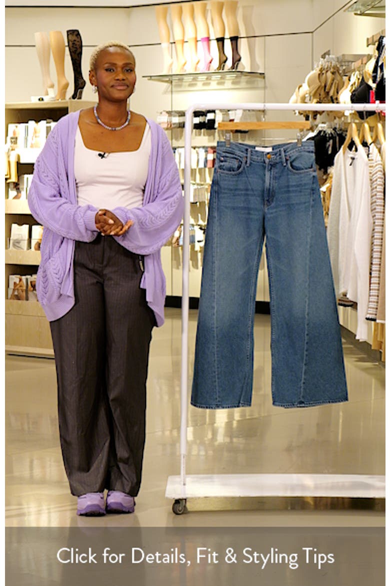 Lil Lemon Twist Sneak High Waist Wide Leg Jeans (Women) | Nordstrom