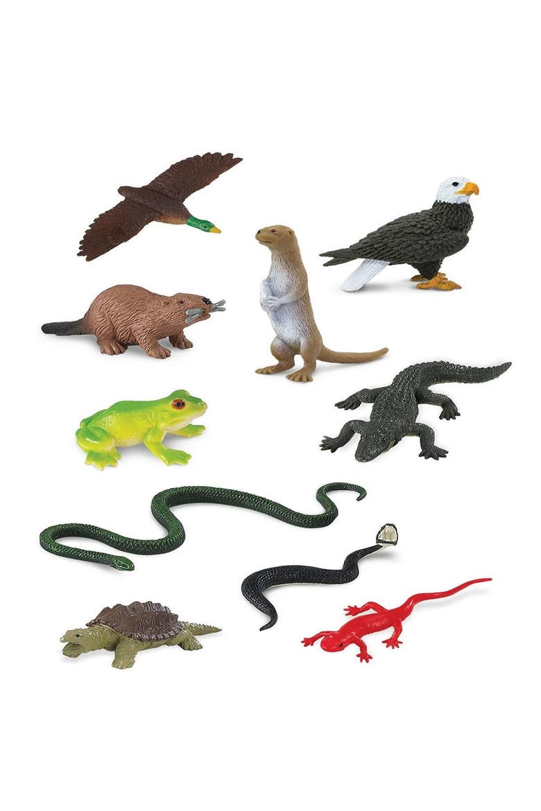 Animals from Across the Land Mini Set, Alternate, color, Multicolored