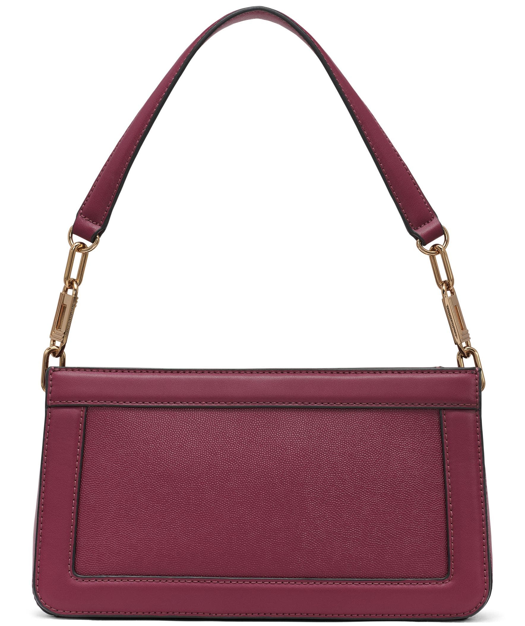 KARL LAGERFELD PARIS Ivette Shoulder, Alternate, color, Wine