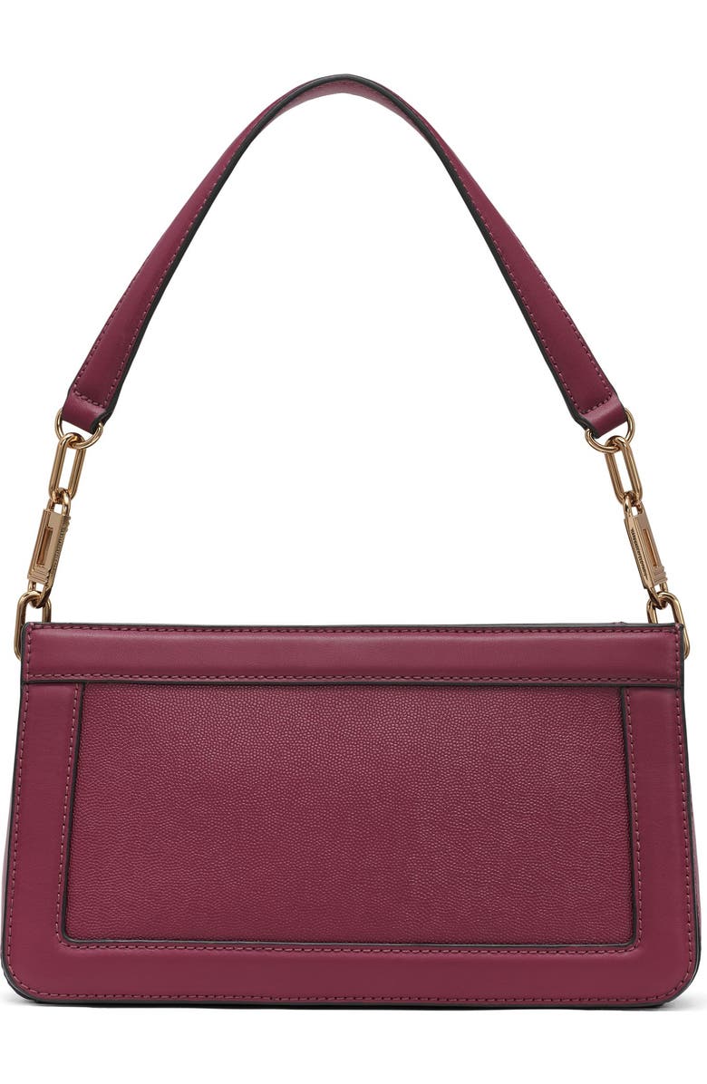KARL LAGERFELD PARIS Ivette Shoulder, Alternate, color, Wine