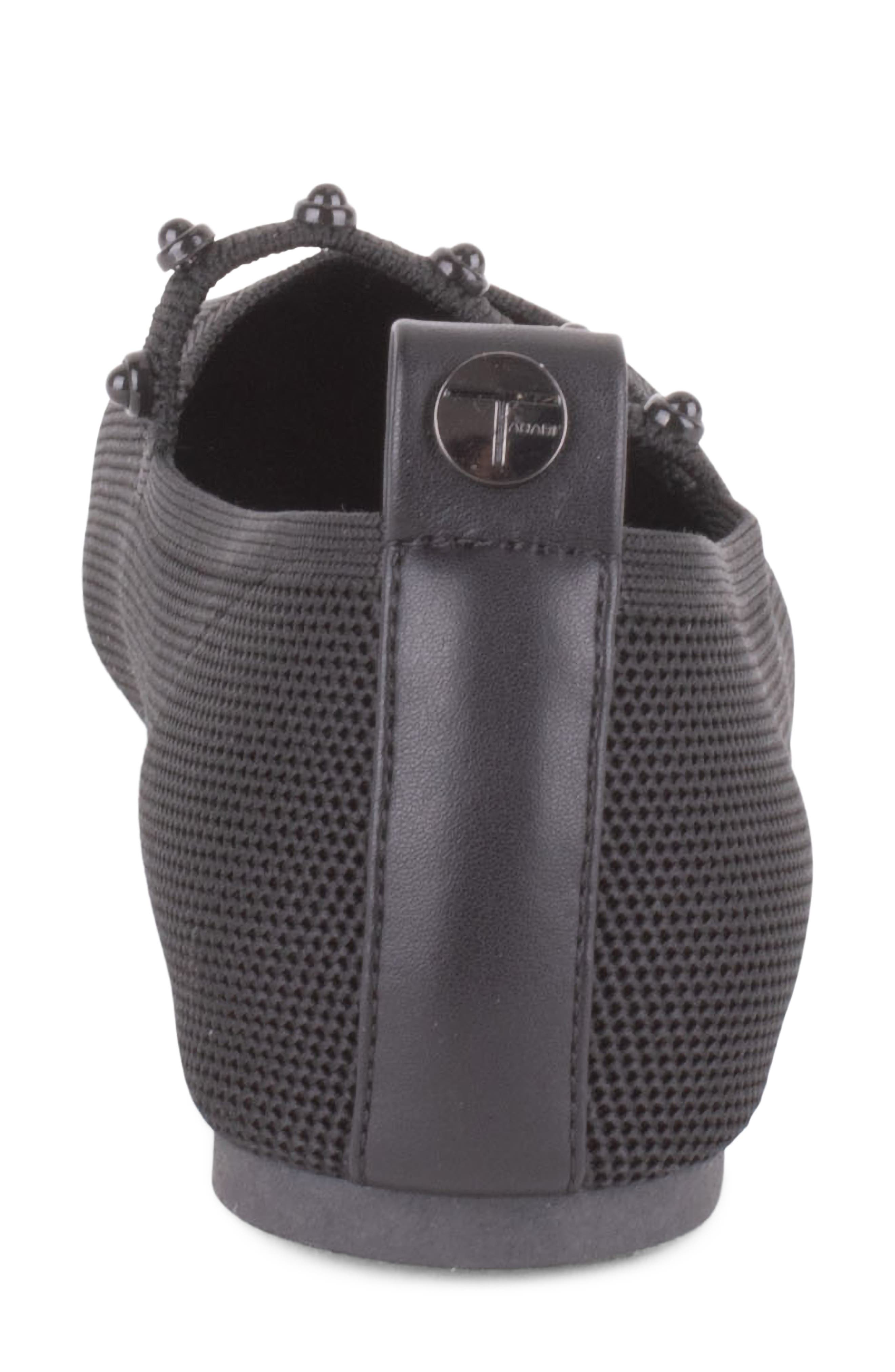 Tahari Madeira Mary Jane Flat, Alternate, color, Black