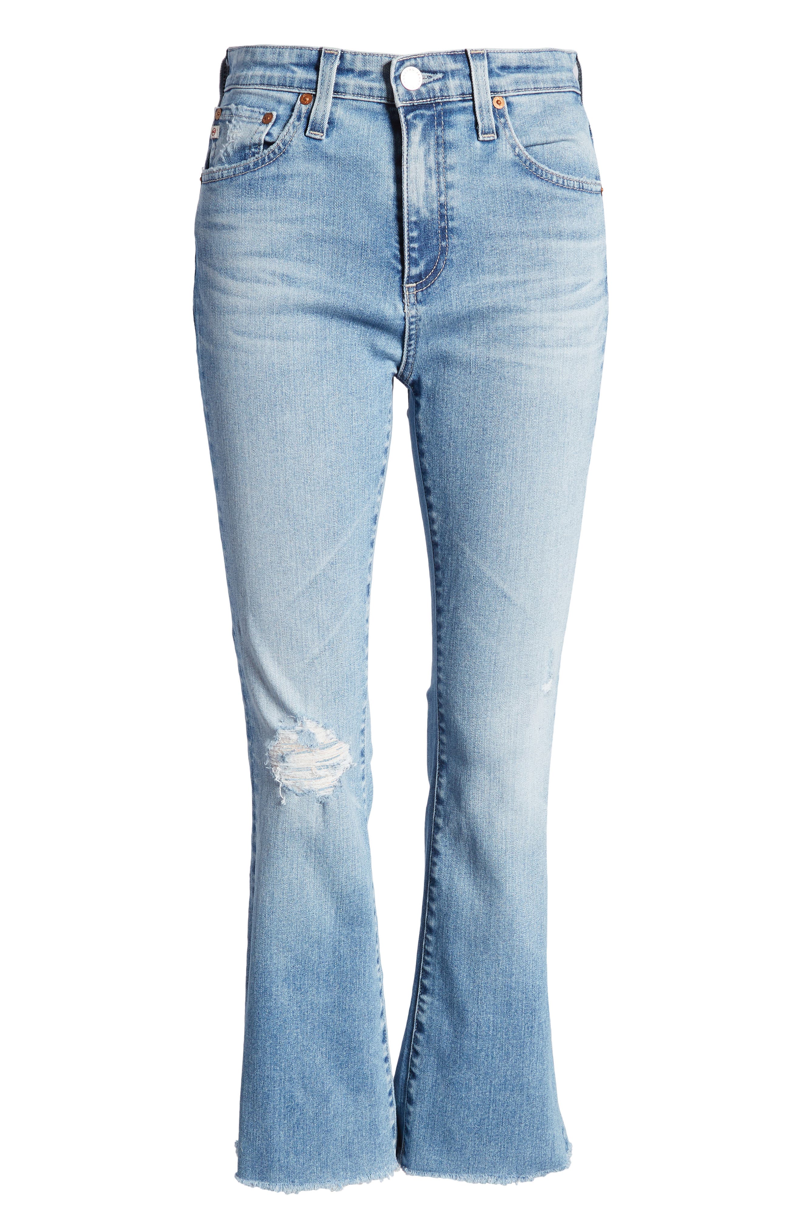 Farrah High Waist Crop Bootcut Jeans