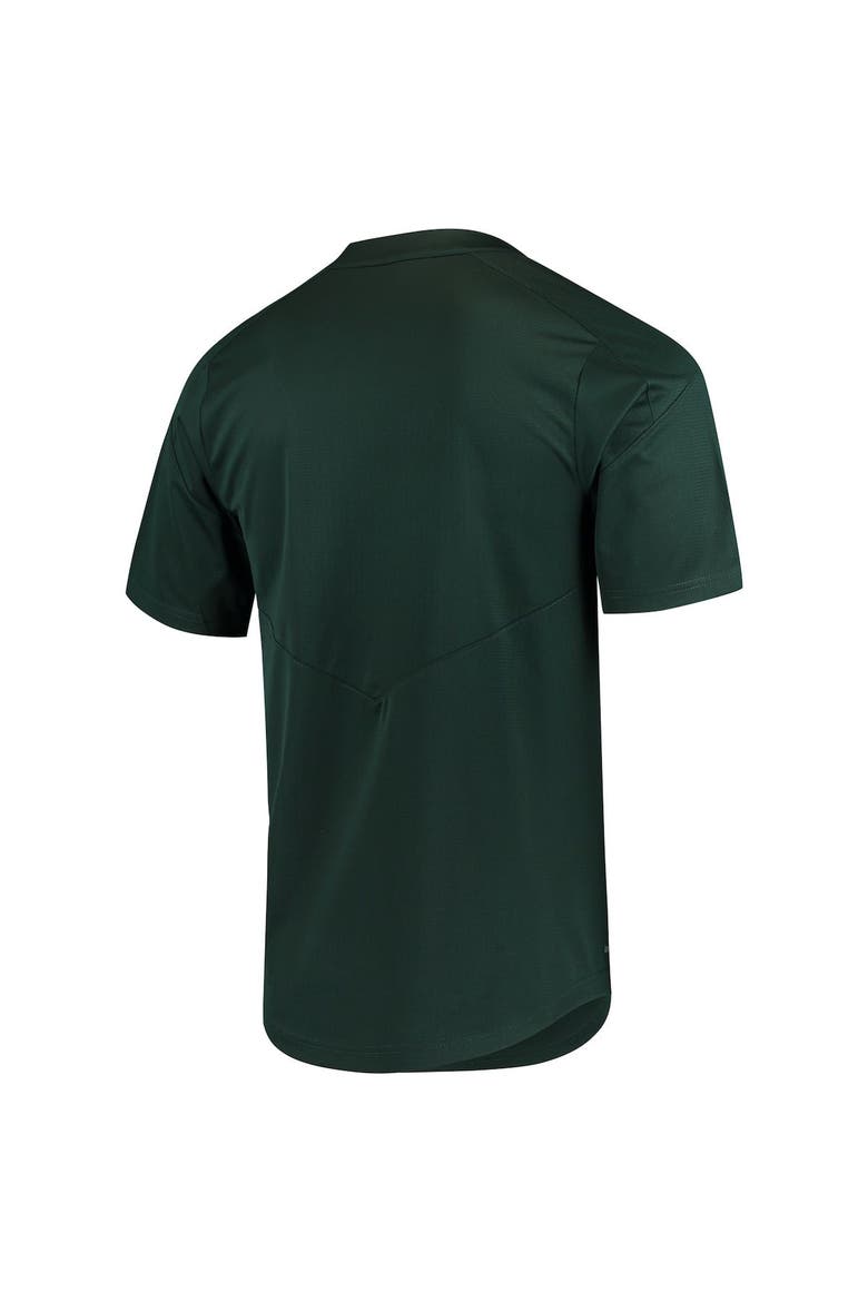 Men's Nike Green Michigan State Spartans Vapor Untouchable Elite Full-Button Replica Baseball Jersey, Alternate, color, Green