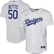 Nike Youth Nike Mookie Betts White Los Angeles Dodgers Home Replica Player Jersey