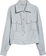 Eleventy Tweed Snap Jacket