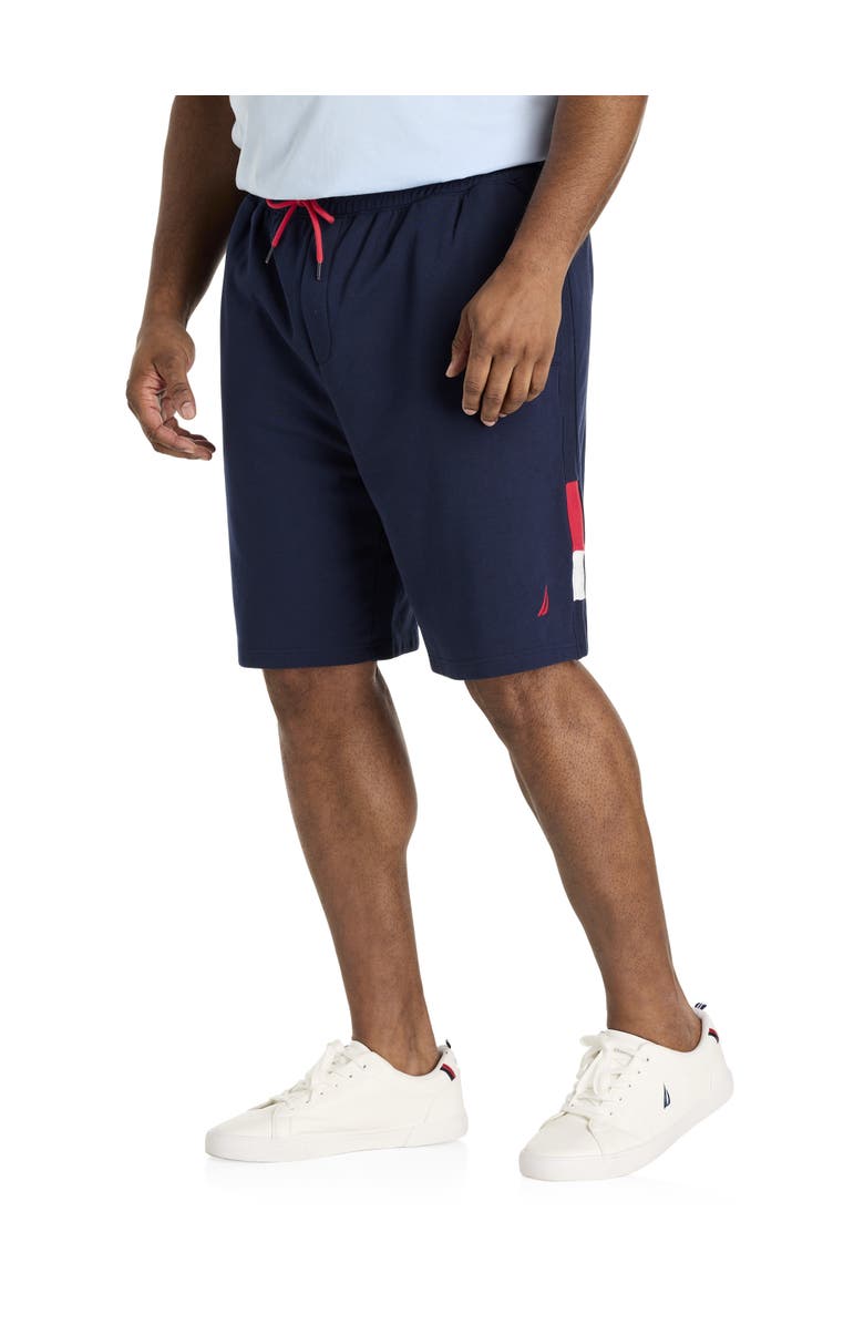 Nautica Big & Tall Active Knit Performance Shorts, Main, color, Navy