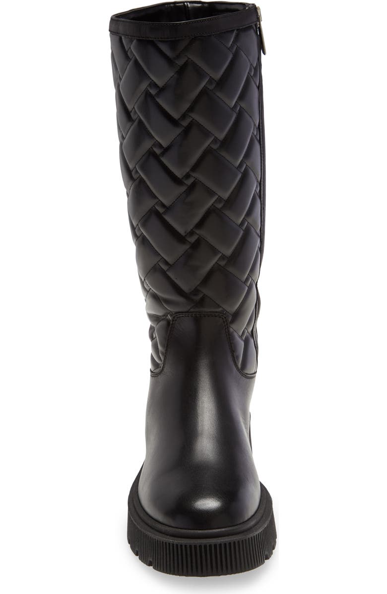 Kurt Geiger London Baton Quilted Knee High Boot, Alternate, color,
