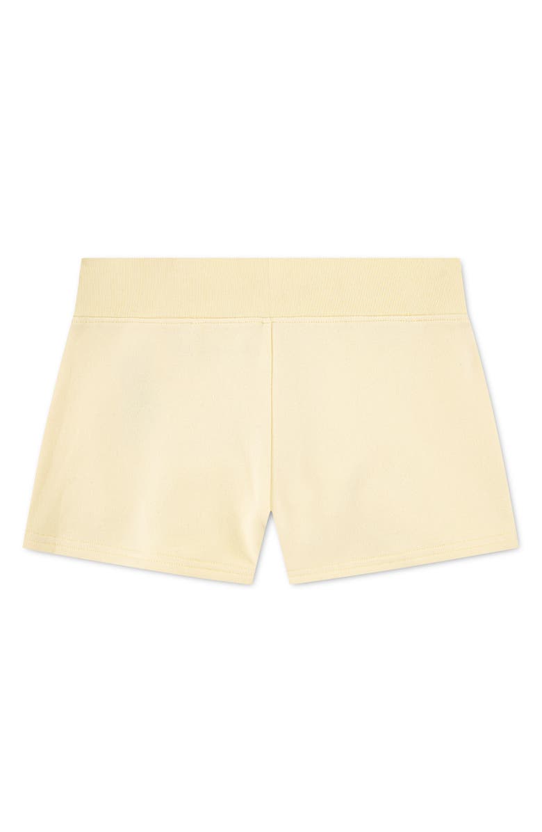 abercrombie kids Kids' Logo Detail Sweat Shorts, Alternate, color, Anise Flower