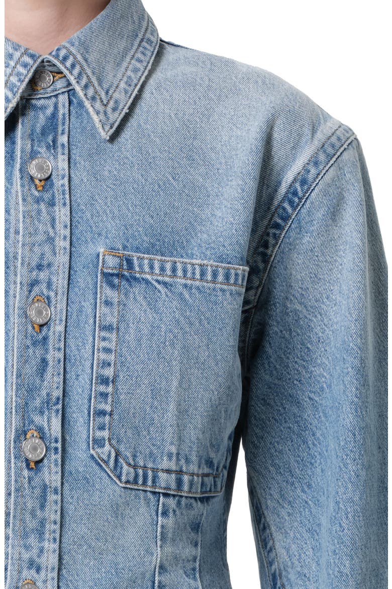 Wilma Denim Shirt, Alternate, color, MAGNIFY MEDIUM INDIGO