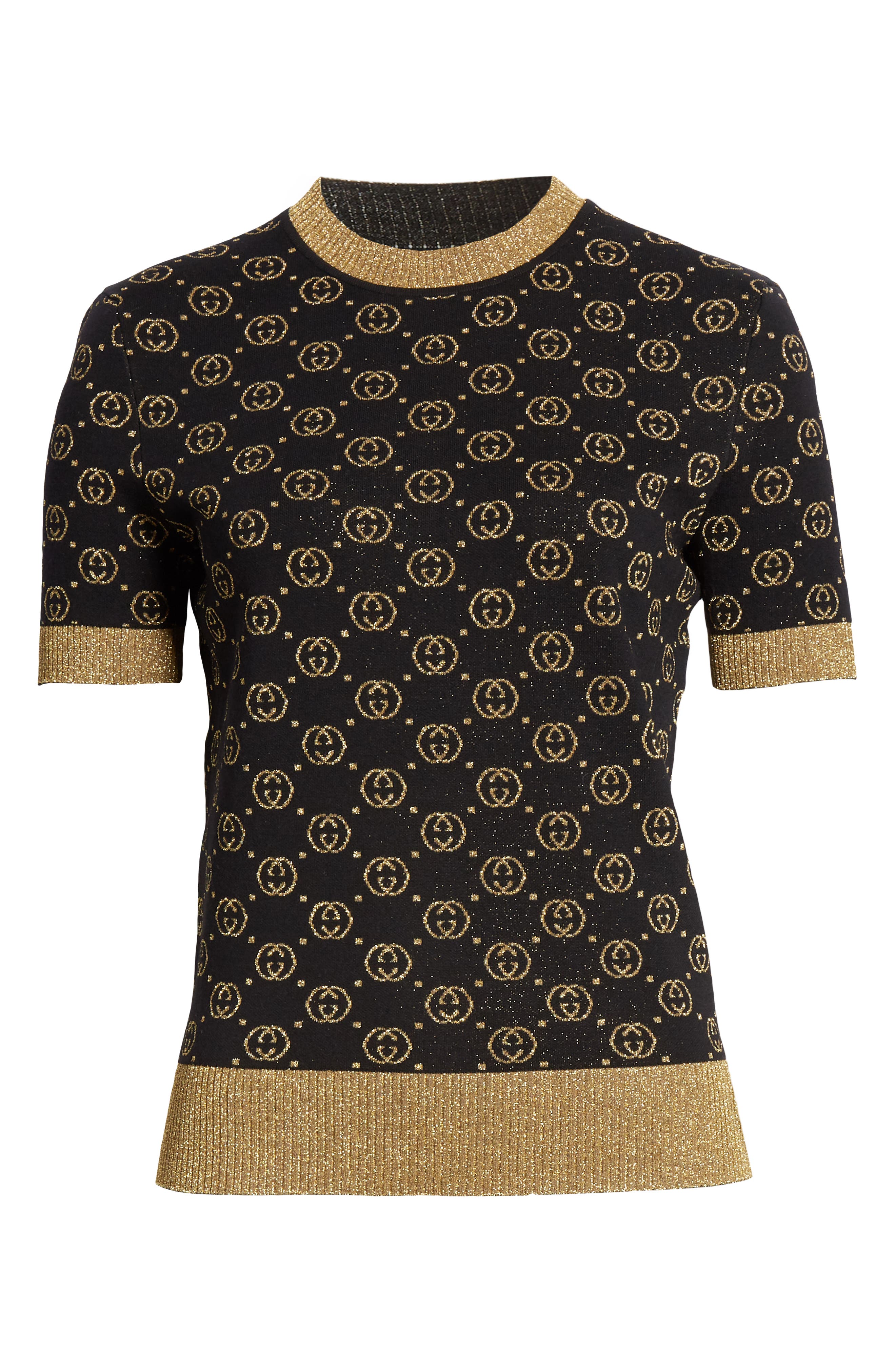 Gucci Metallic GG Wool Sweater (Women) | Nordstrom