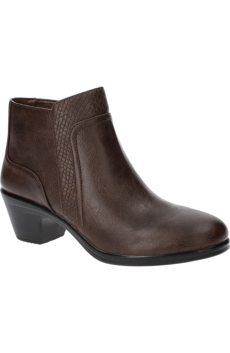 EASY STREET Langley Bootie, Main, color, Brown-Snake