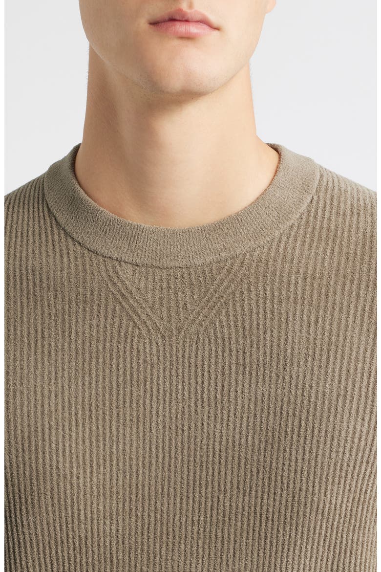 Horso Crewneck Sweater, Alternate, color, OPEN BROWN