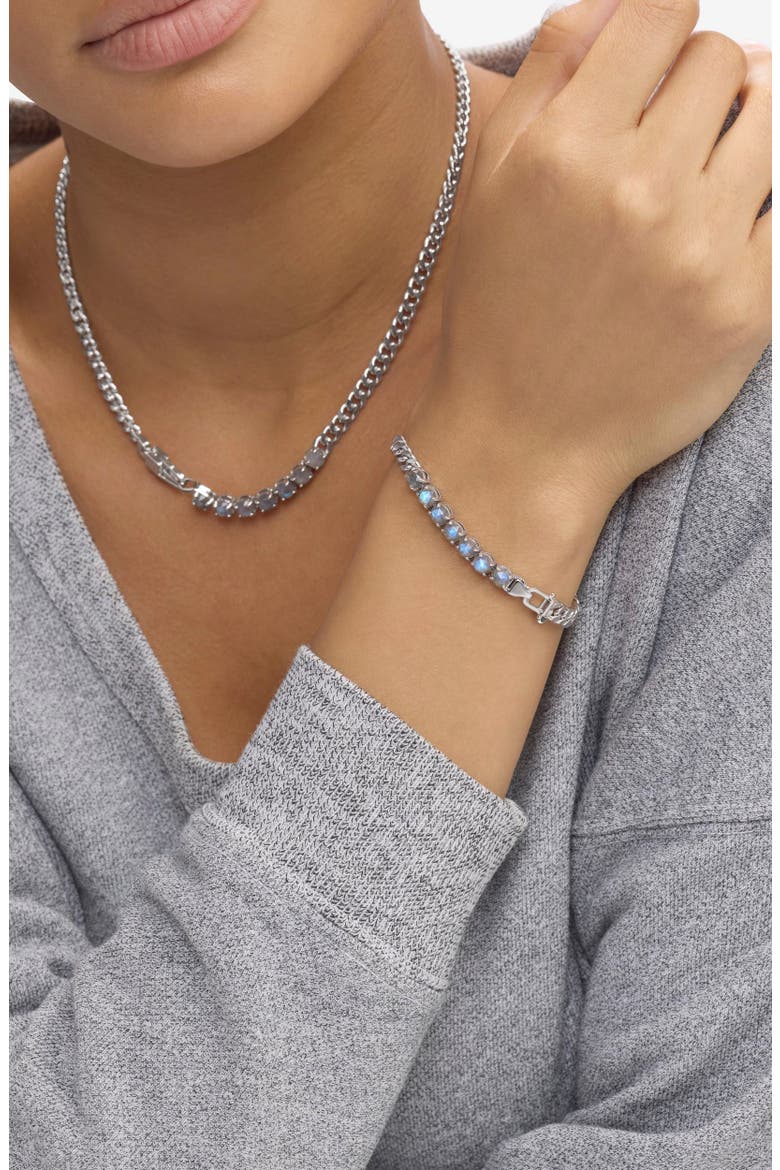 Julian Loves Labradorite Bracelet, Alternate, color, SILVER-LAB