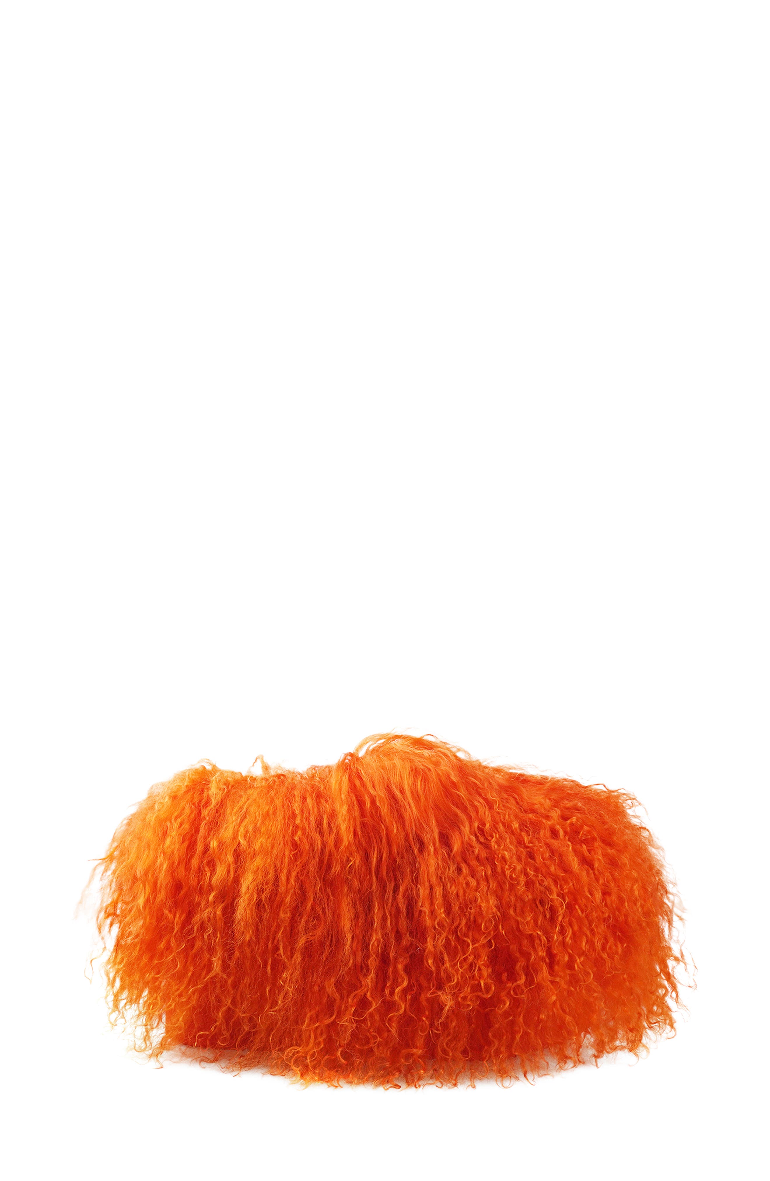 Eliza Genuine Shearling Bootie, Alternate, color, ORNGE