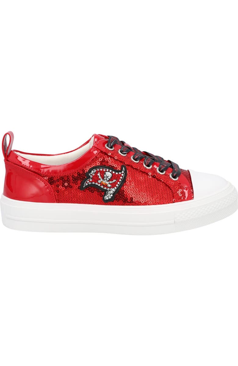 CUCE Women's Cuce Red Tampa Bay Buccaneers Team Sequin Sneakers, Alternate, color,