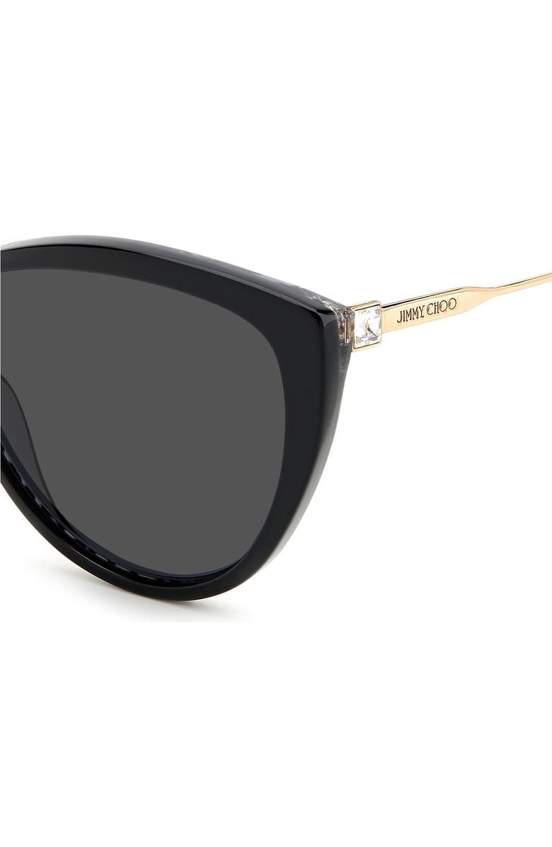 Jimmy Choo 60mm Cat Eye Sunglasses, Alternate, color, 