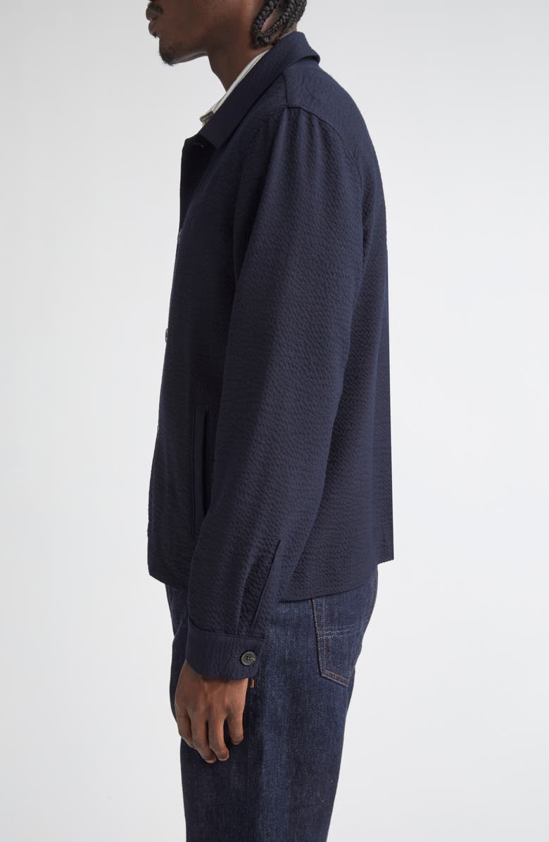 Sunspel Lightweight Stretch Wool Jacket, Alternate, color, Navy