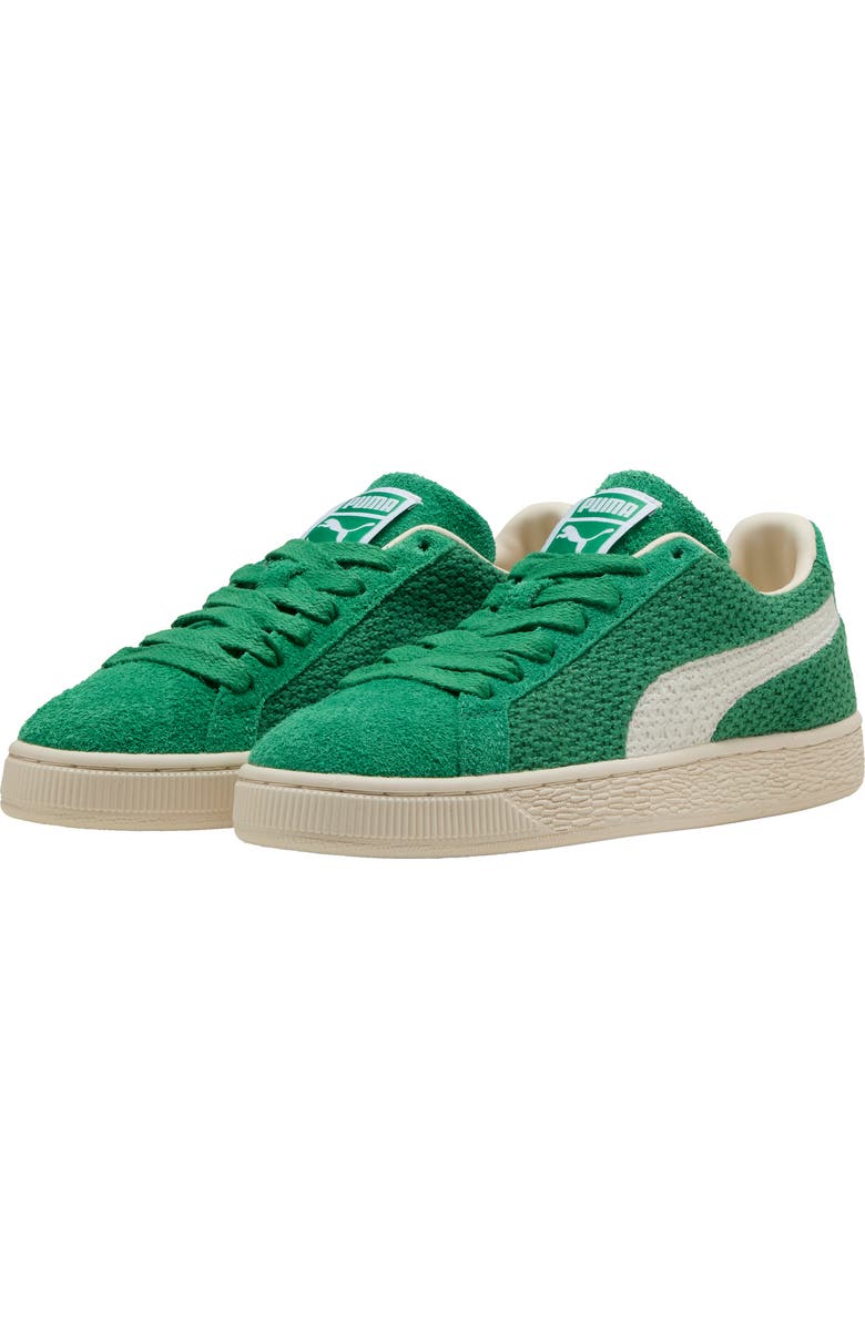 PUMA Suede Crochet Sneaker, Main, color, Archive Green/ Puma White