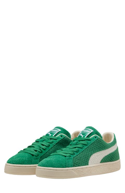 Suede Crochet Sneaker (Men)
