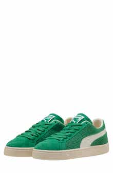 Suede Crochet Sneaker